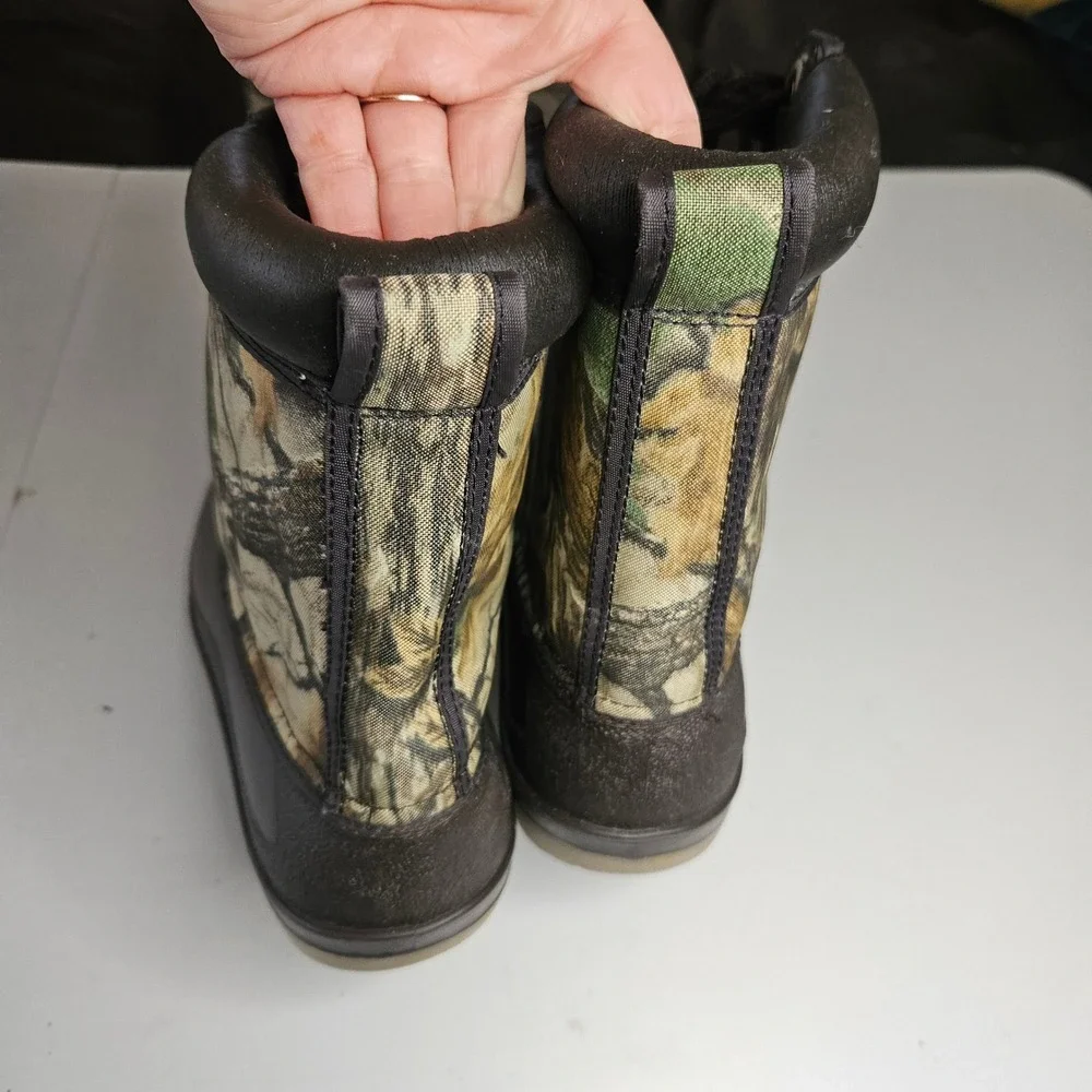 Aspen Sport Mens Duck Boots‎ Camo Thinsulate Insulated Hunting Rain Boots Size 8